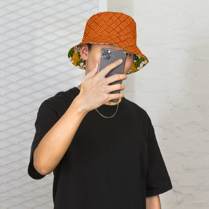 Oahu October Weave Reversible bucket hat