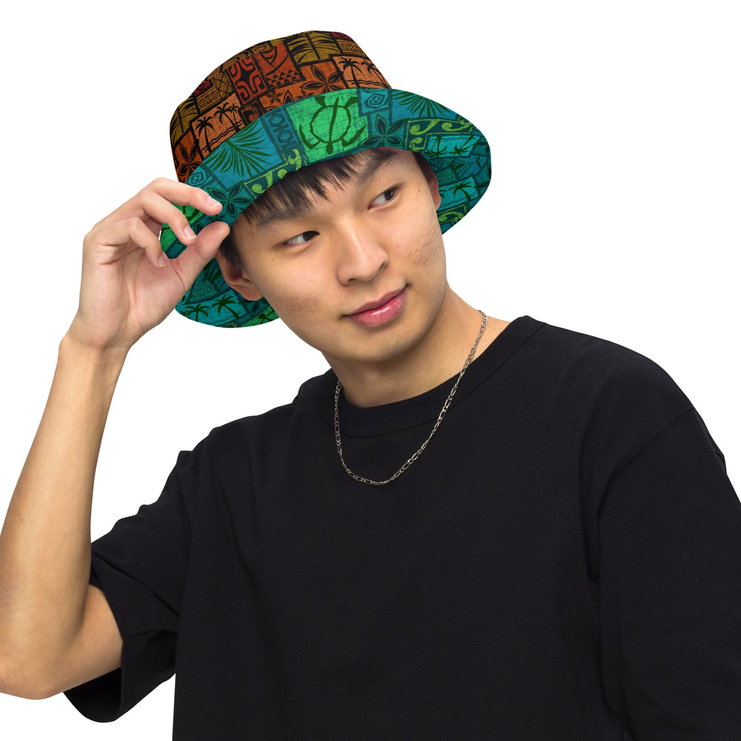 Moku Malihini Reversible bucket hat