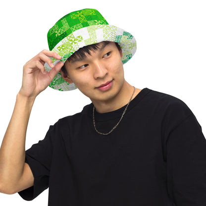 Tapa Tuesday Green Reversible bucket hat