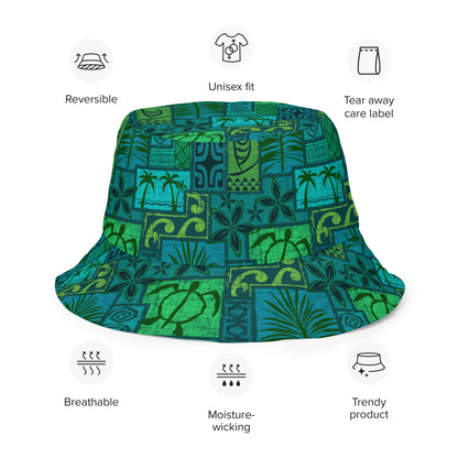 Moku Malihini Reversible bucket hat