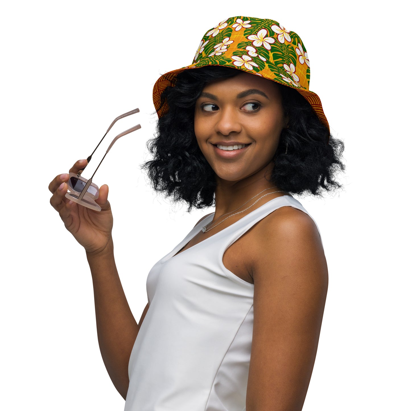 Oahu October Weave Reversible bucket hat