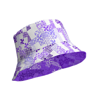 Tapa Tuesday Purple Reversible bucket hat