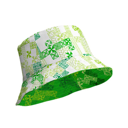 Tapa Tuesday Green Reversible bucket hat