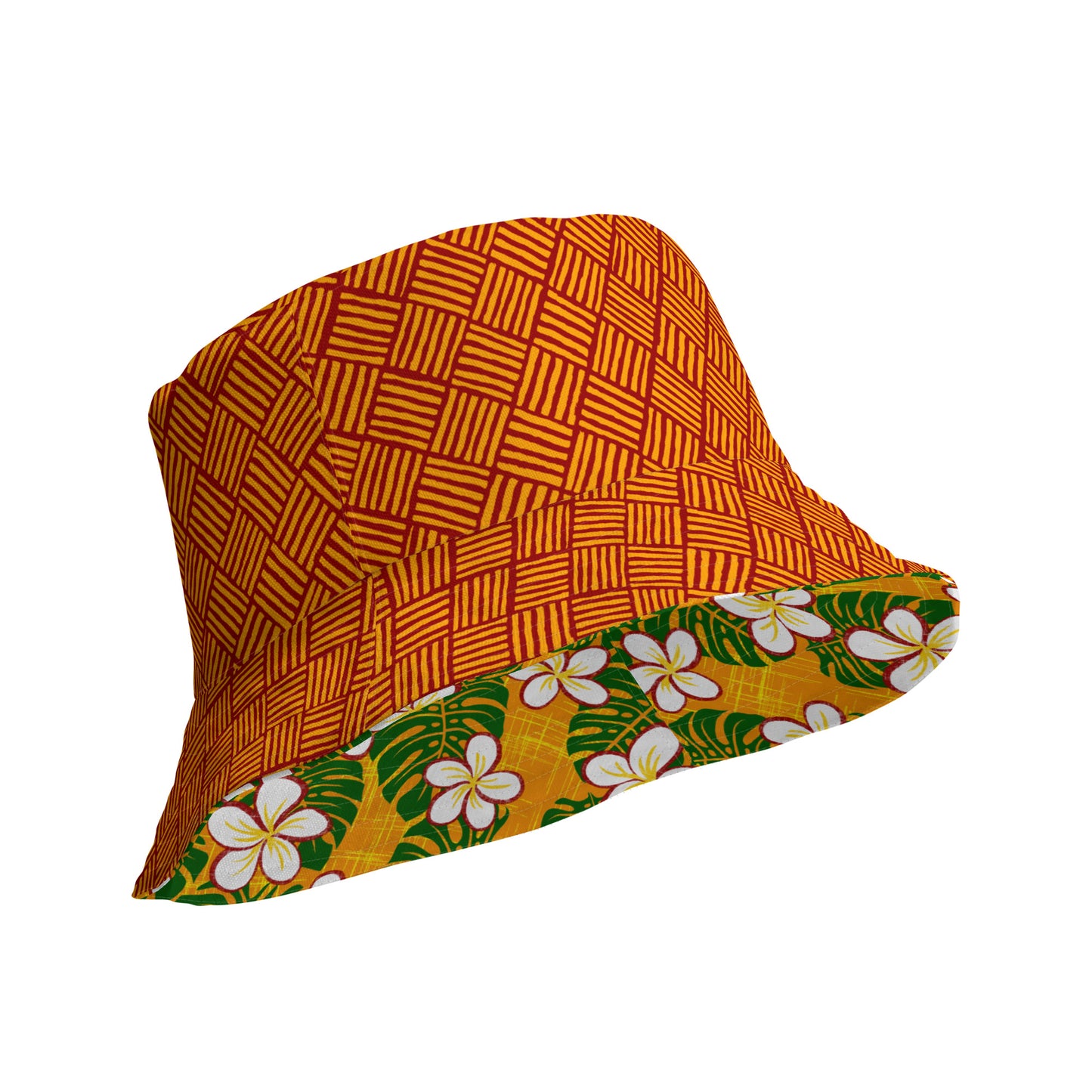 Oahu October Weave Reversible bucket hat