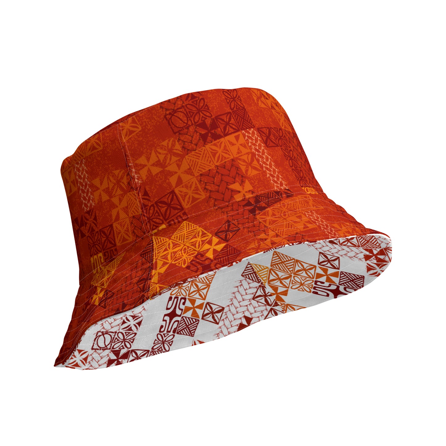 Tapa Tuesday Red Reversible bucket hat