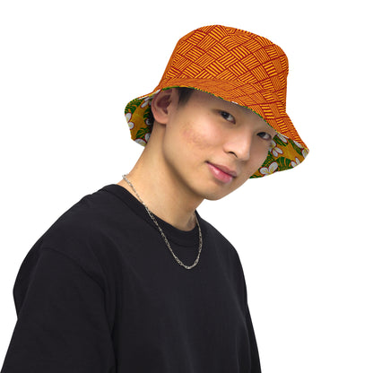 Oahu October Weave Reversible bucket hat