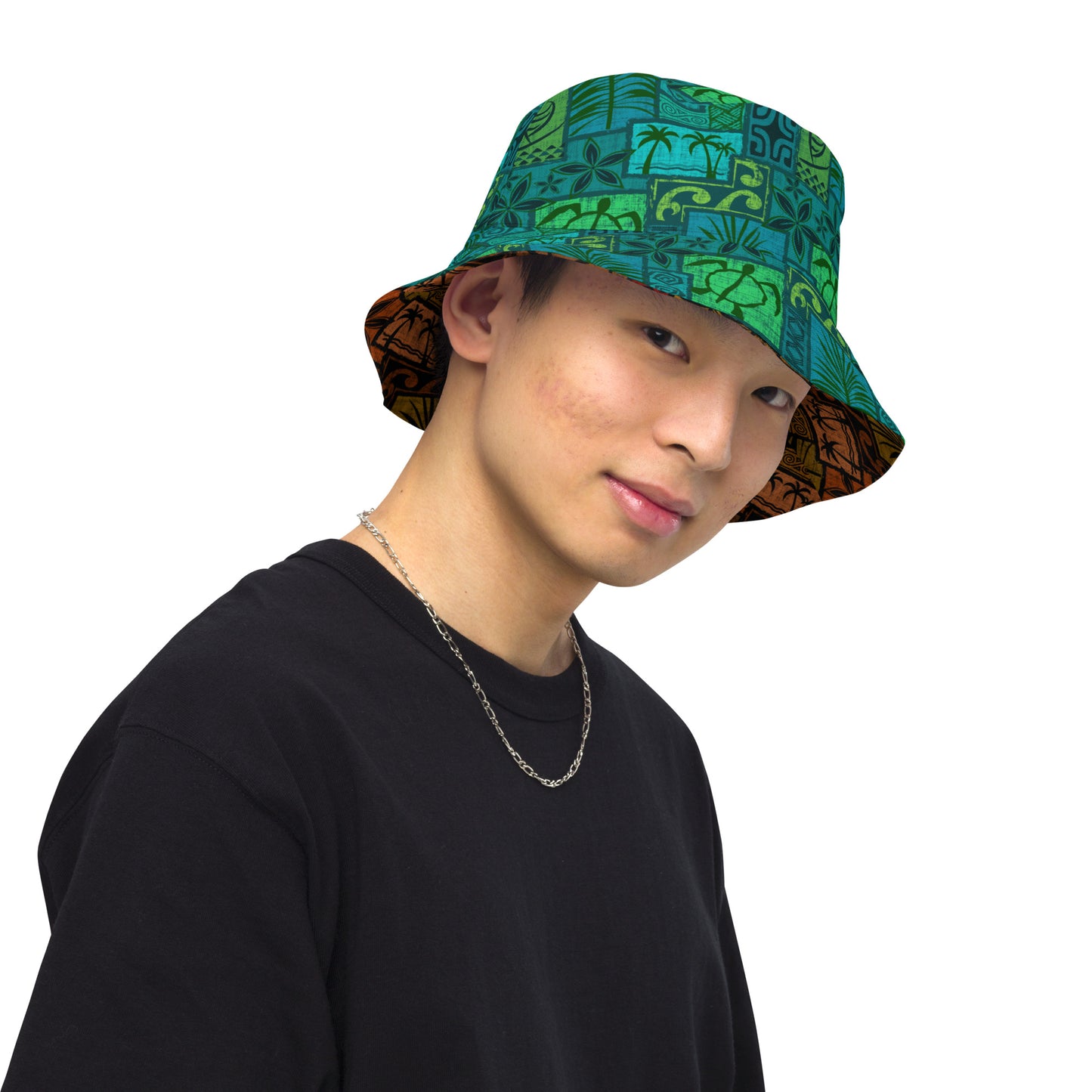 Moku Malihini Reversible bucket hat