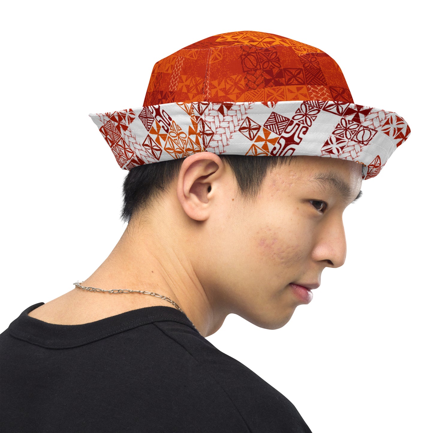 Tapa Tuesday Red Reversible bucket hat