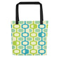 Caribbean Jade Lime Tote bag