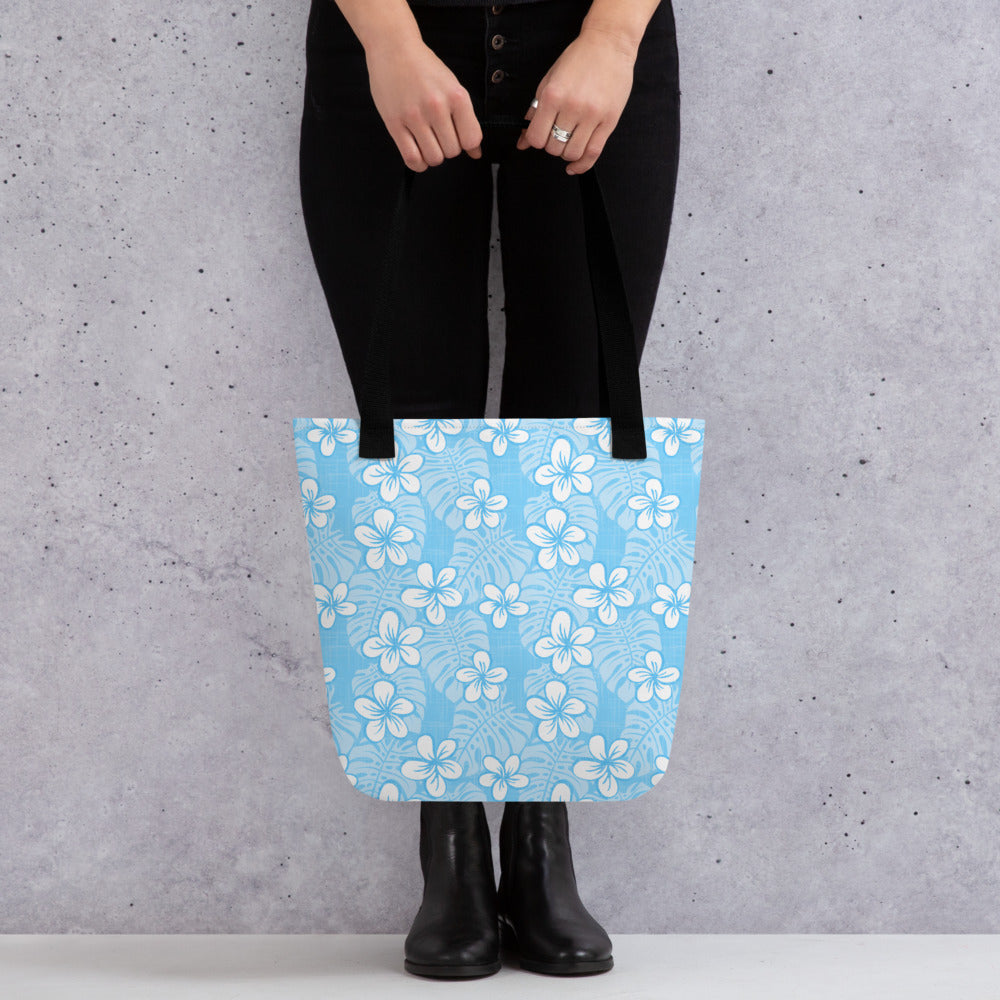 Pale Blue Garden Tote bag