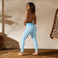 Beachboy Baby Blue Yoga Leggings