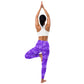 Tapa Tuesday Purple Yoga Leggings