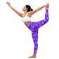 Tapa Tuesday Purple Yoga Leggings
