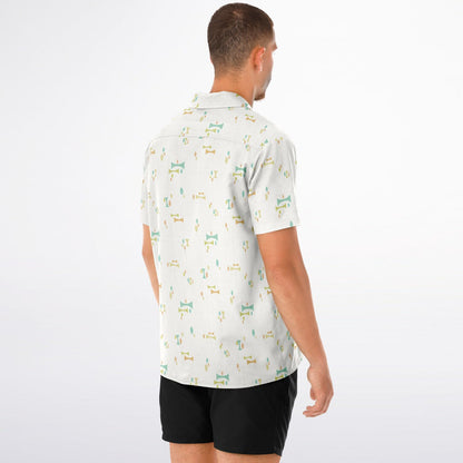 'Alessandroni' Short Sleeve Button-Down Shirt