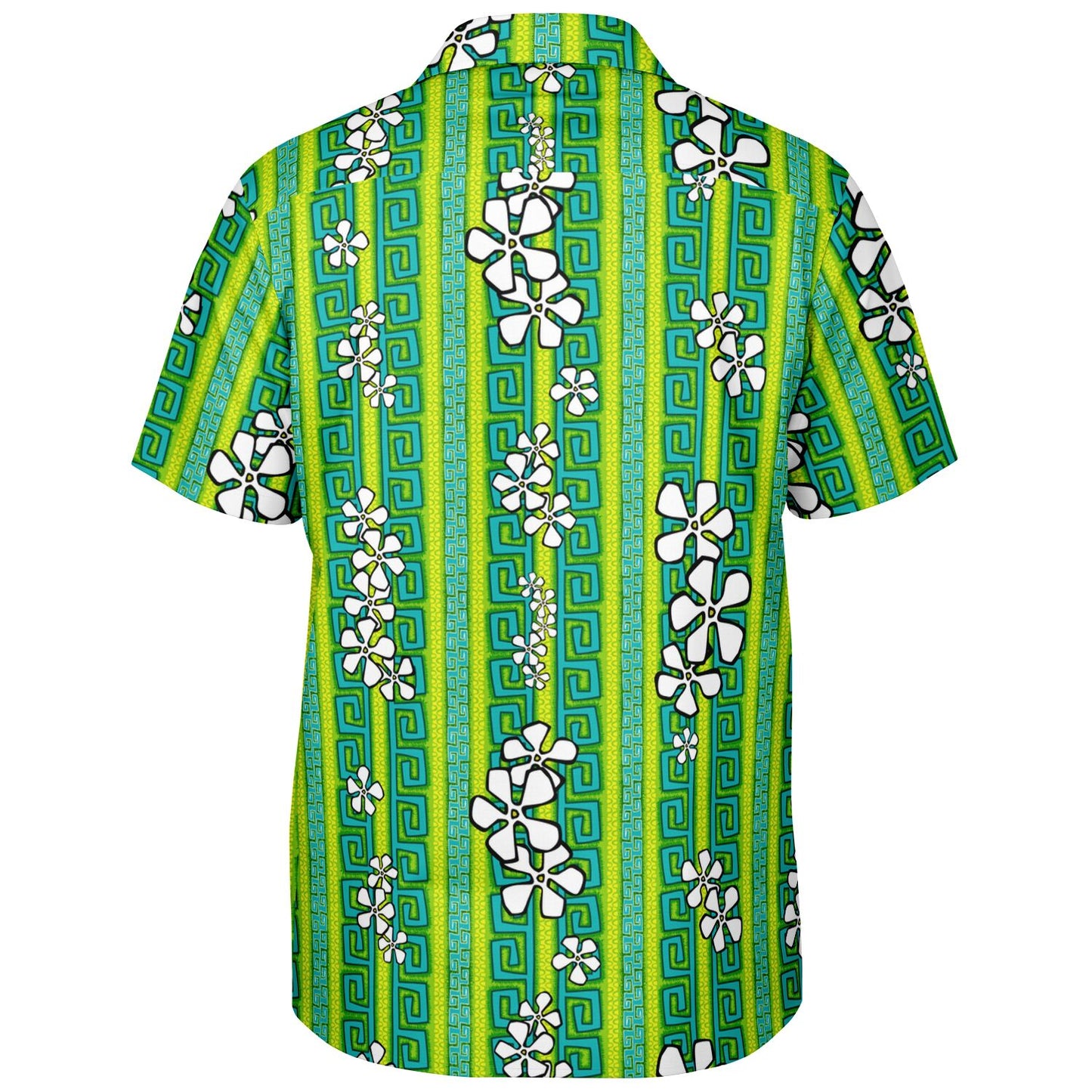 'Lemon Lime Luau' Short Sleeve Button-Down Shirt