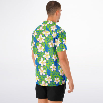 'Honolulu Holiday' Short Sleeve Button-Down Shirt