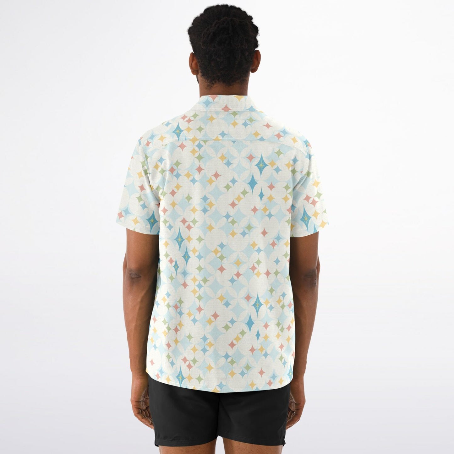 'Cocktail Classic' Short Sleeve Button-Down Shirt