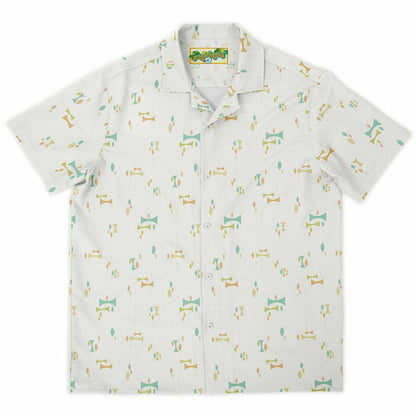 'Alessandroni' Short Sleeve Button-Down Shirt