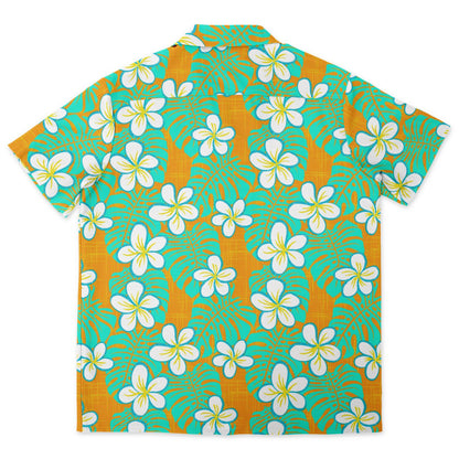 'Get Tropical' Short Sleeve Button-Down Shirt