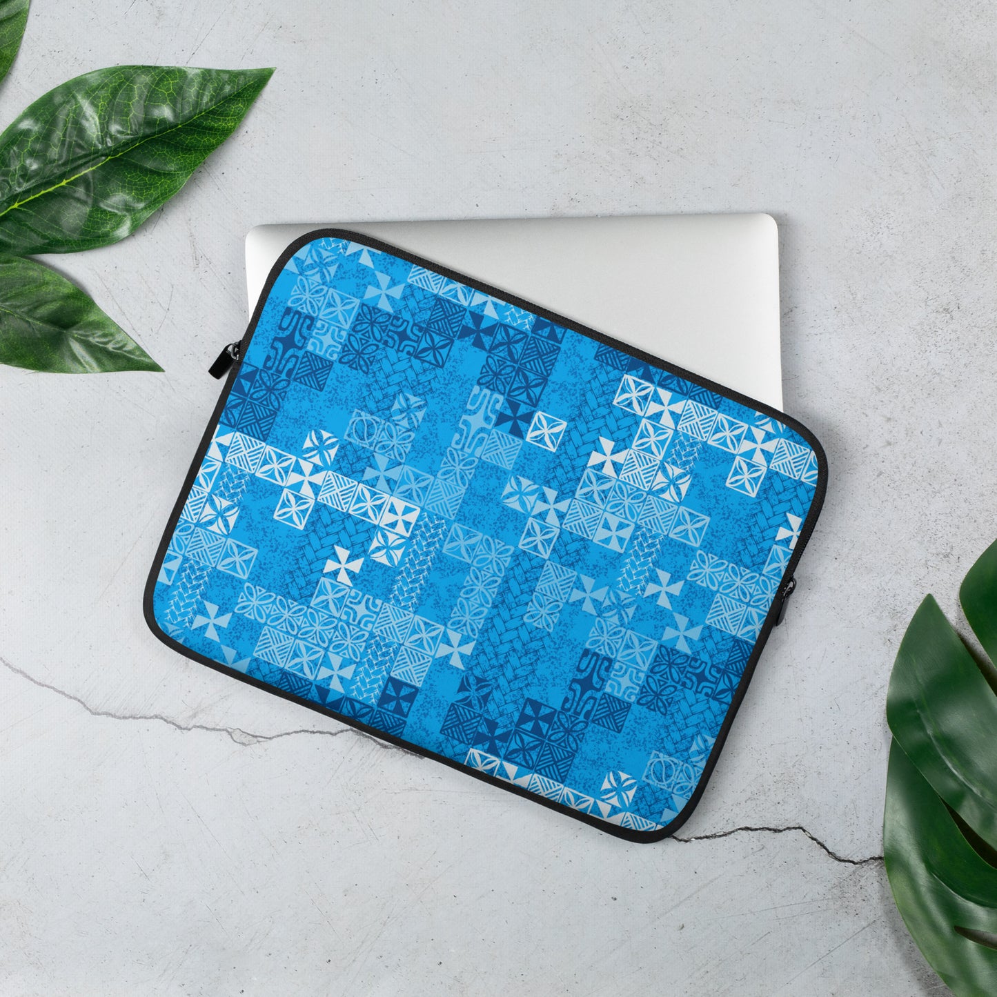 Tapa Tuesday Blue Laptop Sleeve