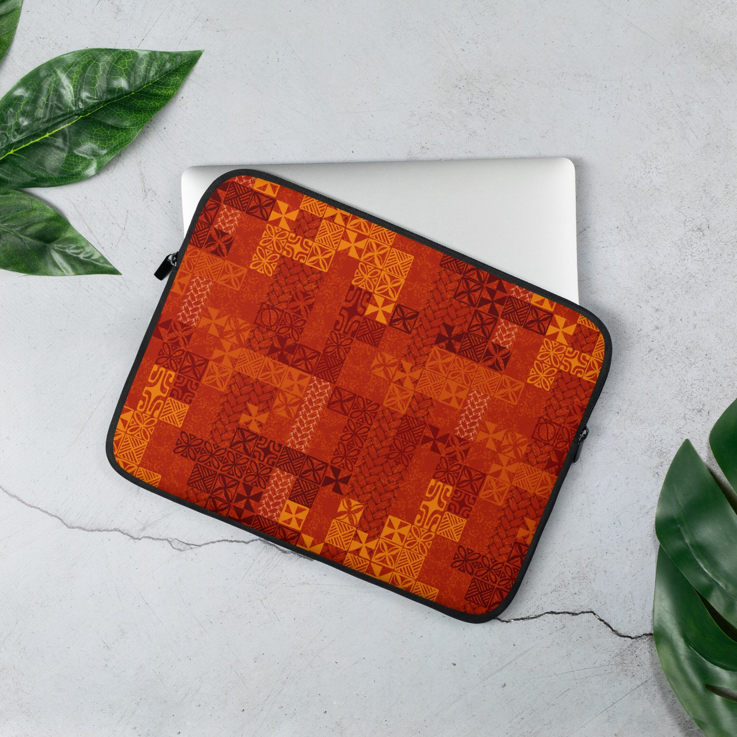 Tapa Tuesday Red Laptop Sleeve