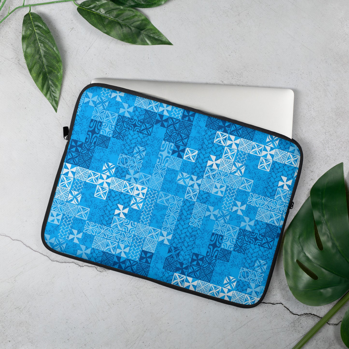 Tapa Tuesday Blue Laptop Sleeve