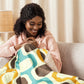 Palm Springs Coffee Break Sherpa blanket