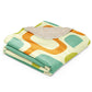 Tangerine Kiwi Caruso Sherpa blanket