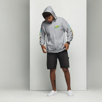 MadTropic '24 Unisex heavy blend zip hoodie