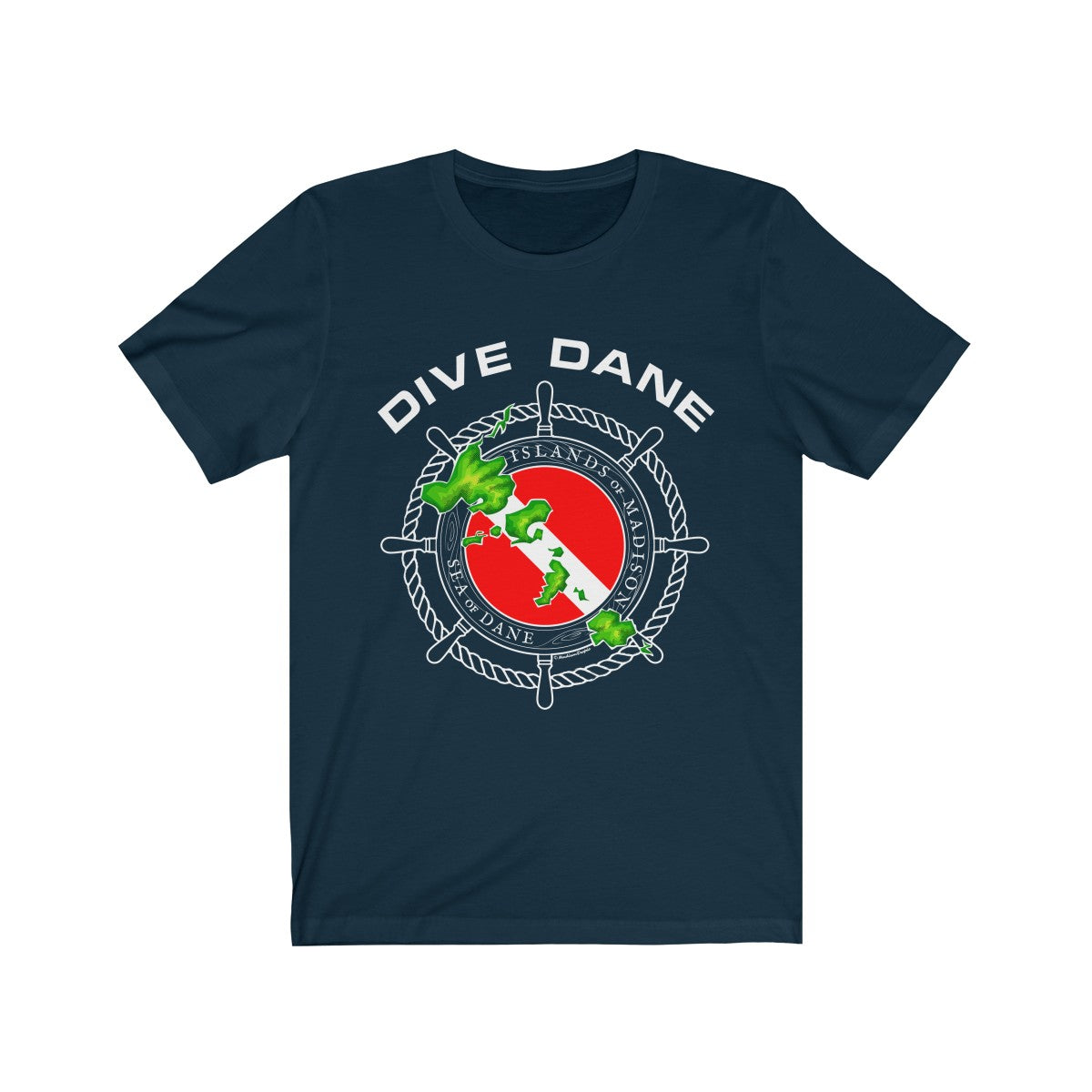 Dive Dane Unisex Jersey Short Sleeve Tee - The Mad Tropic