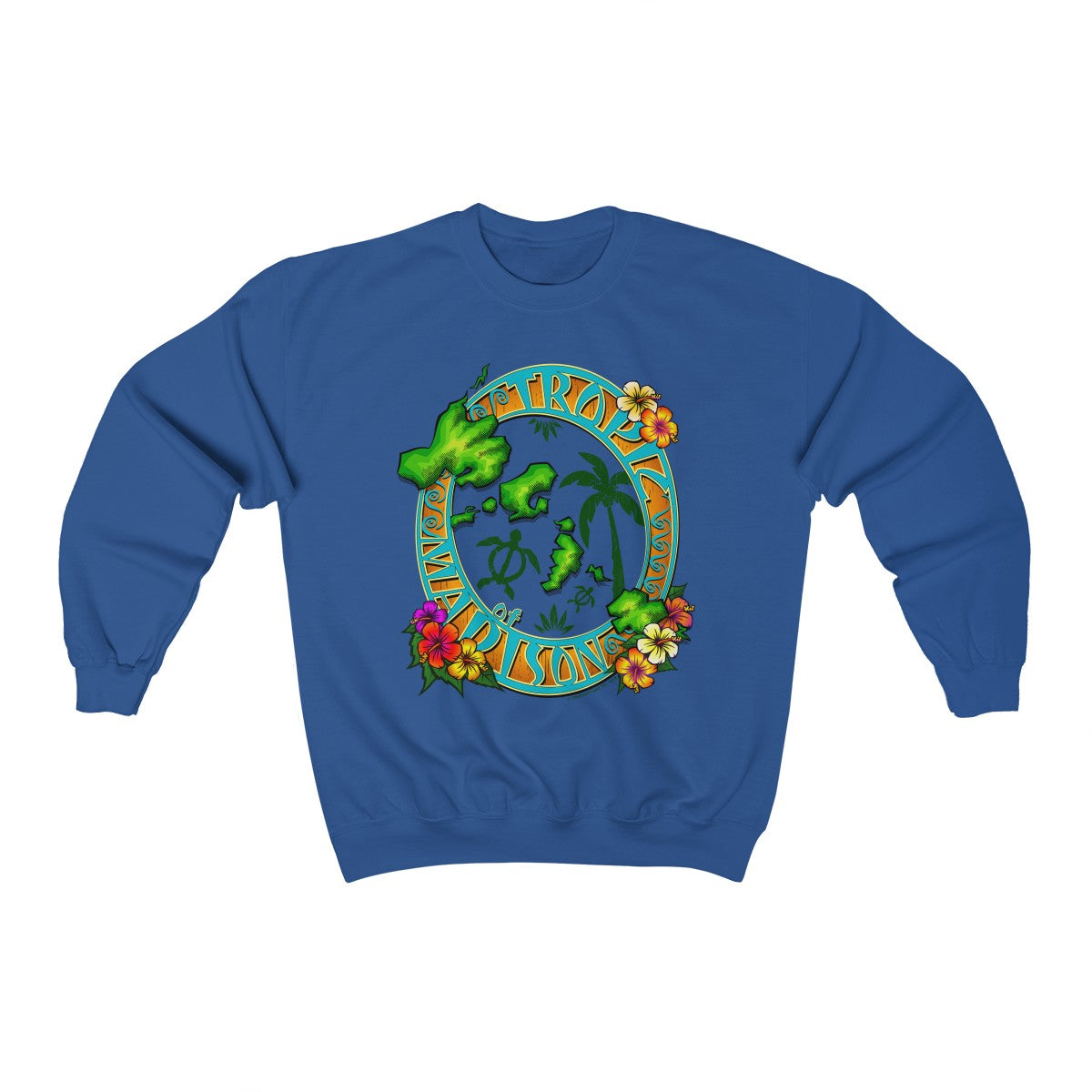 Tropic of Madison Unisex Heavy Blend™ Crewneck Sweatshirt - The Mad Tropic