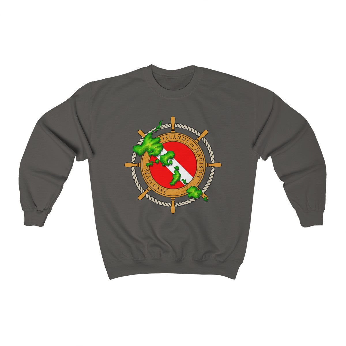 MadisonTropic Diver Unisex Heavy Blend™ Crewneck Sweatshirt - The Mad Tropic