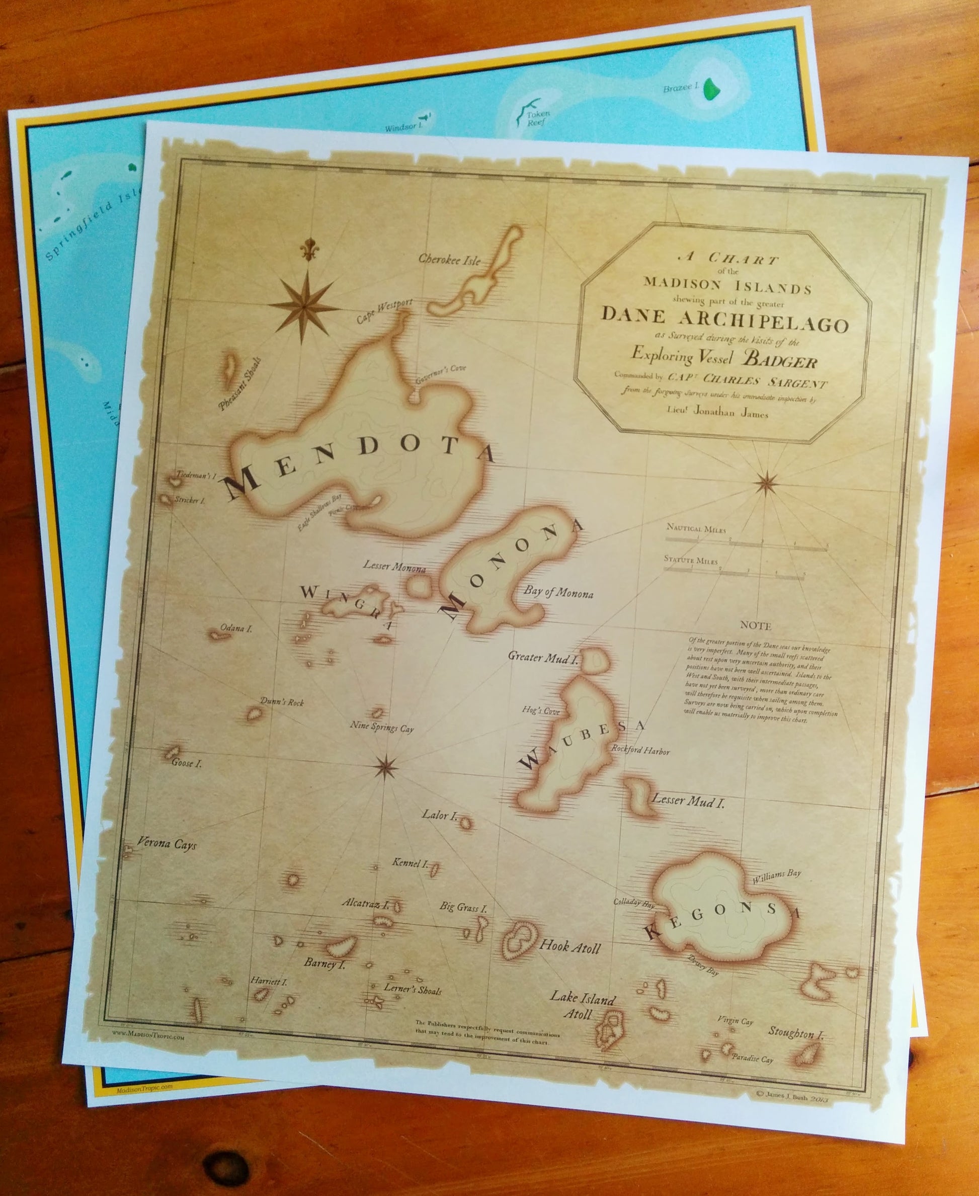 A Chart of the Madison Islands and Greater Dane Archipelago - The Mad Tropic