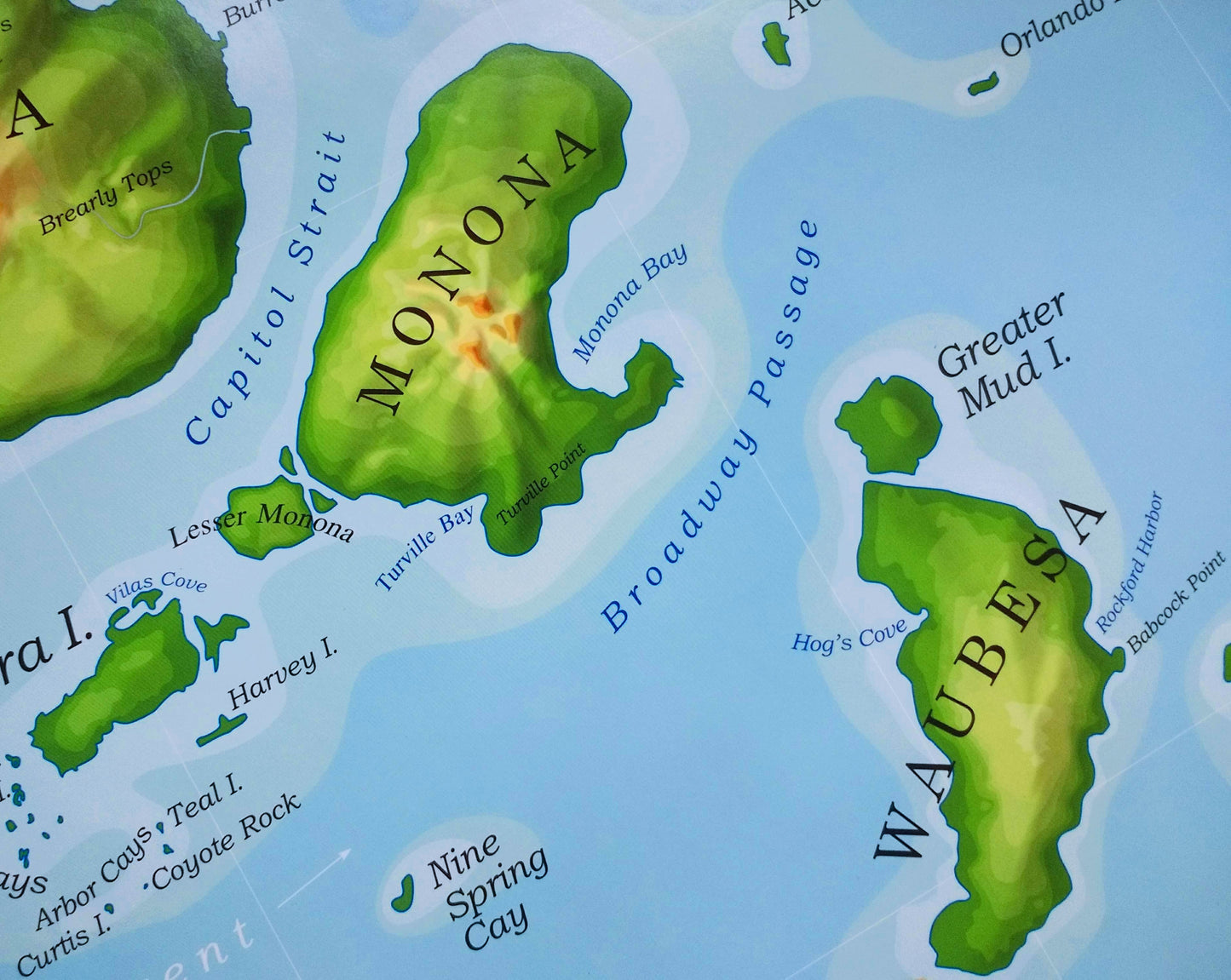 Map of the Dane Archipelago - The Mad Tropic