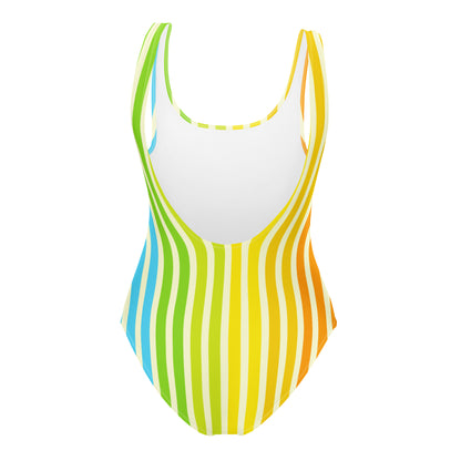 Tropic Stripe Vertical One-Piece Swimsuit