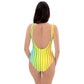 Tropic Stripe Vertical One-Piece Swimsuit