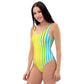 Tropic Stripe Vertical One-Piece Swimsuit