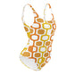 Whatco Orange One-Piece Swimsuit