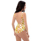 Whatco Orange One-Piece Swimsuit