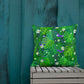 Moody Monstera Premium Pillow