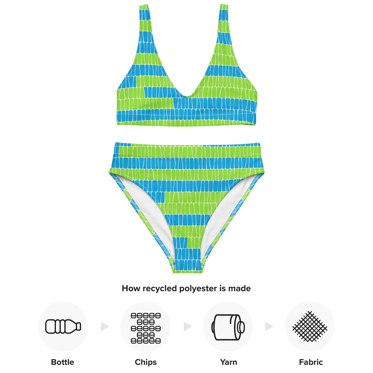 Modna Stone BG Recycled high-waisted bikini