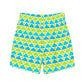 Sunny Blue Shark Kisses Men's swim trunks
