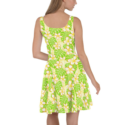 Garden Edge Summer Beach Skater Dress