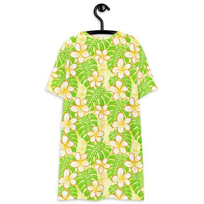 Garden Edge Summer Beach T-shirt dress