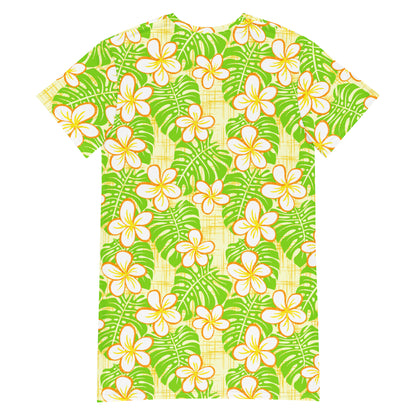 Garden Edge Summer Beach T-shirt dress