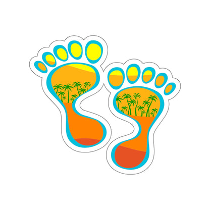 Warm Feet Kiss-Cut Stickers - The Mad Tropic