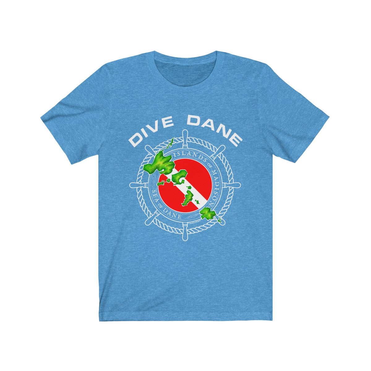 Dive Dane Unisex Jersey Short Sleeve Tee - The Mad Tropic