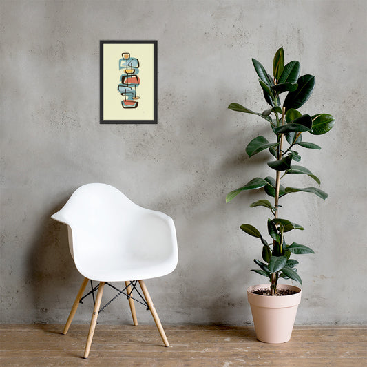 'The Dropdown' Framed poster