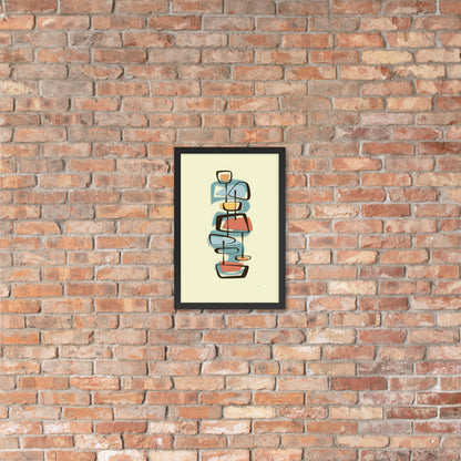 'The Dropdown' Framed poster