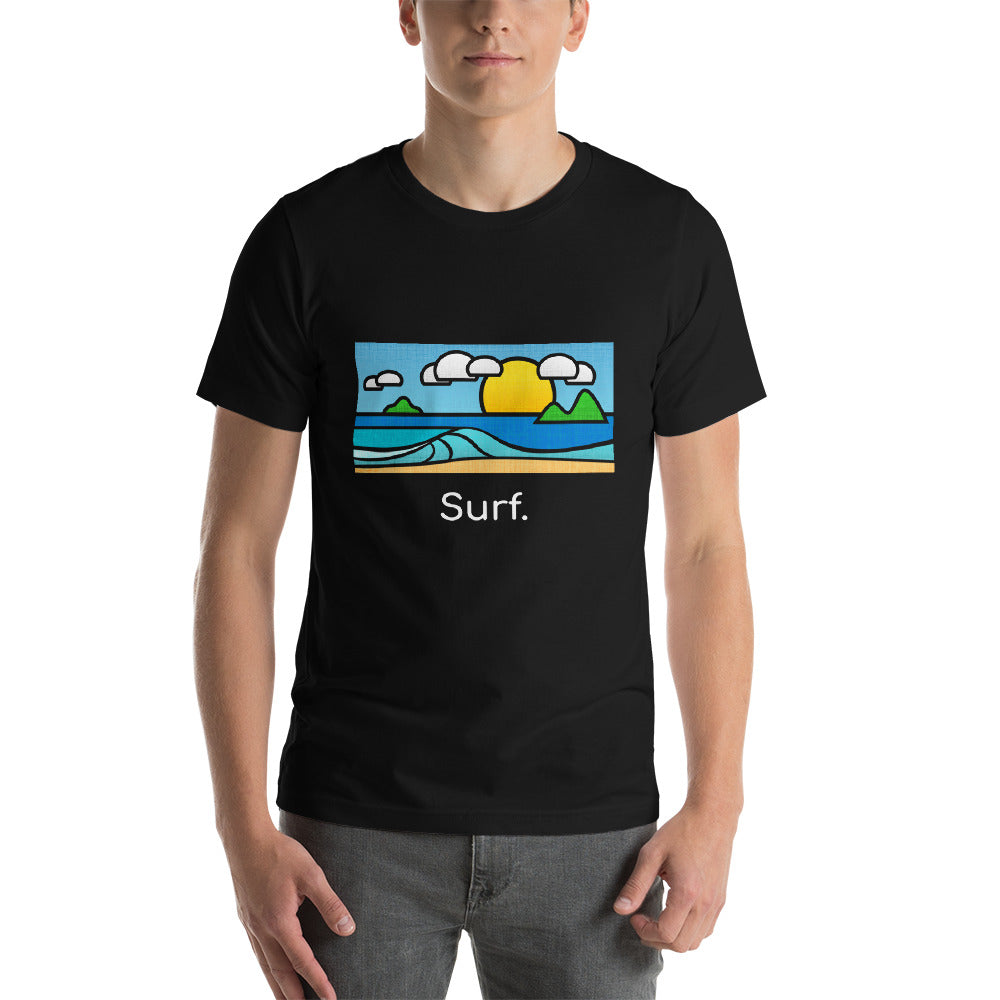 Tropic Glass "Surf" Short-Sleeve Unisex T-Shirt - The Mad Tropic